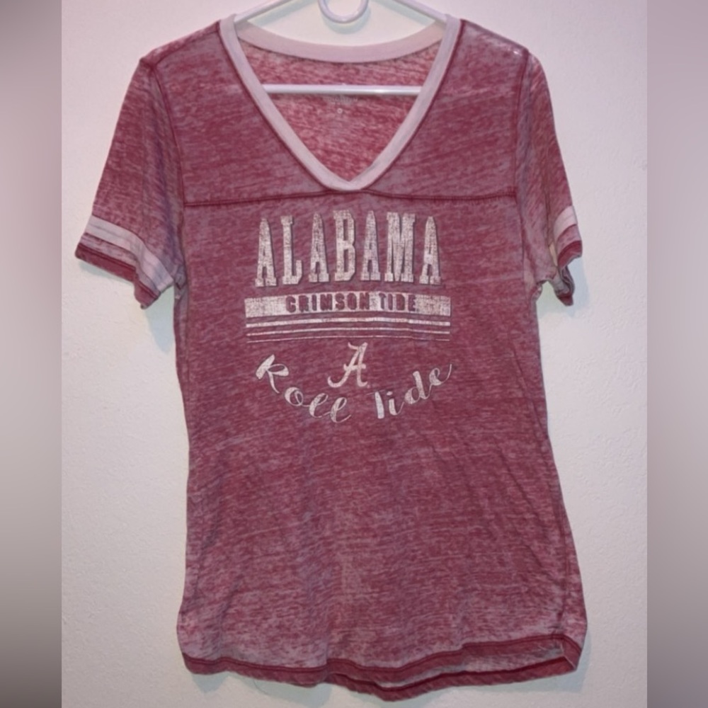 Red Alabama Football Tee Shirt